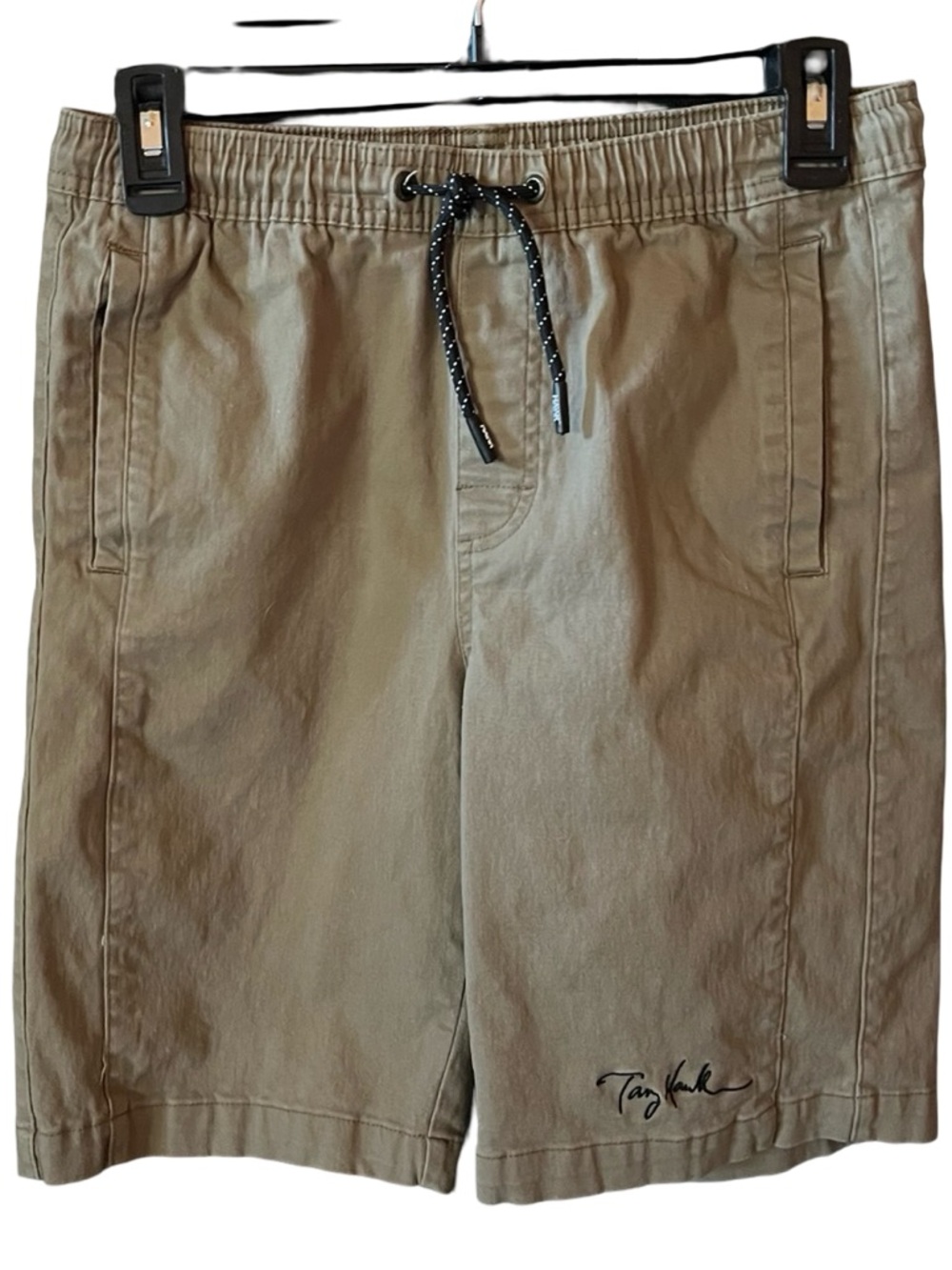Tony Hawk Tan Elastic Waist Shorts